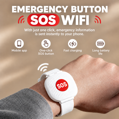 SOS Wristband with Instant Phone Alert